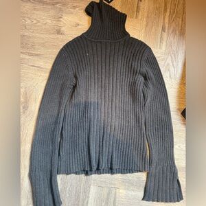 Calvin Klein grey Ribbed Turtleneck Sweater M